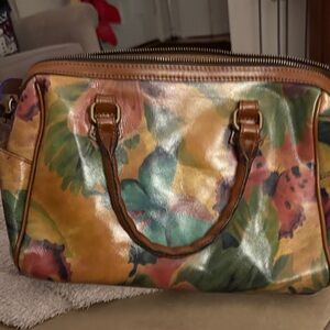 Patricia Nash Multicolor Floral Crossbody Bag